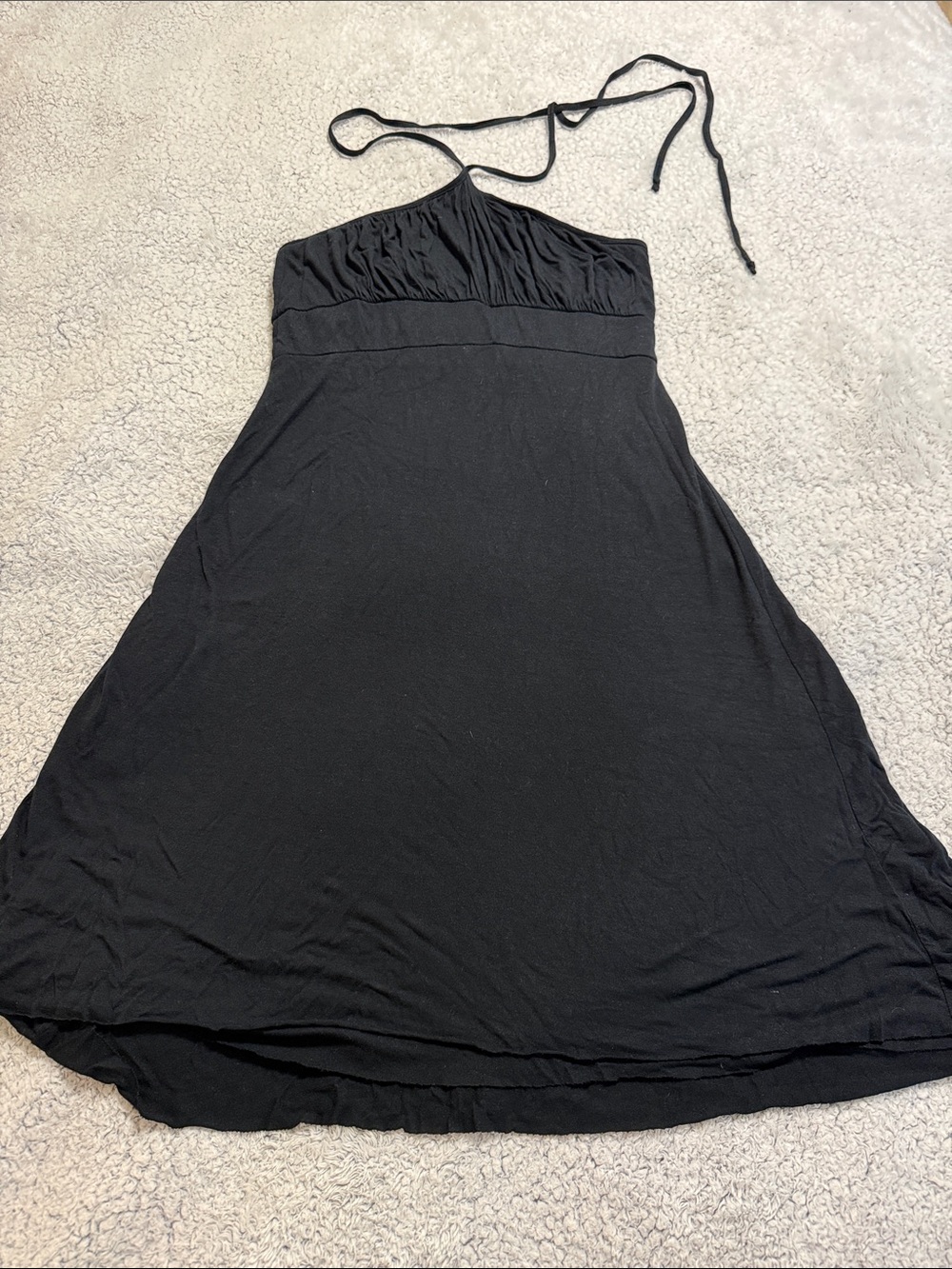 Express Black Halter Summer Dress